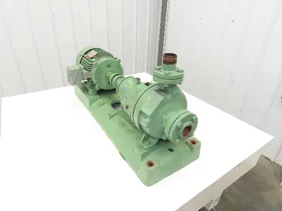 Goulds 3196 Stainless Centrifugal Pump 1"x 1-1/2" Flanged 4.5" Impeller 5Hp