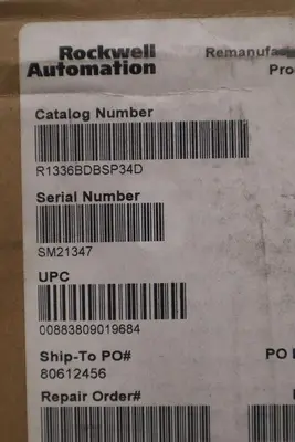 REFURBISHED 1336-BDB-SP34D ALLEN BRADLEY DRIVE BOARD 125 HP 575 V STOCK GF-633