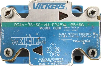 USED PARKER D1VW4CVYC VALVE D61VW801VYC EATON DG4V-3S-6C-VM-FPA5WL-B5-60