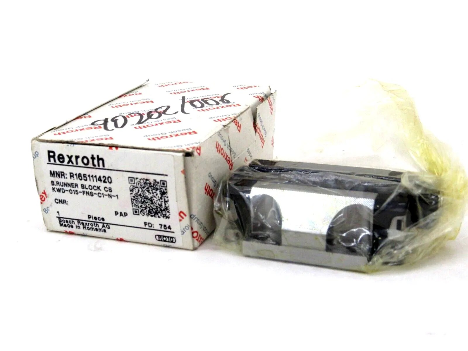 NEW REXROTH R165111420 LINEAR BEARING RUNNER BLOCK