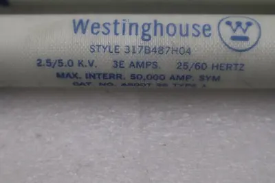 LOT OF 2 NEW OPEN BOX WESTINGHOUSE A500T 3E FUSE 25/60HZ 317B487H04 STK H1451A