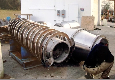 Bird 6150 solid bowl decanter centrifuge, SS.
