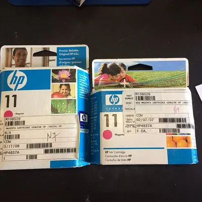 HP 10 INK MAGENTA 28ML  LOT OF 5
