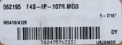 NEW DODGE 062195 FLANGE BEARING 1-7/16" BORE F4S-IP-107R MOD