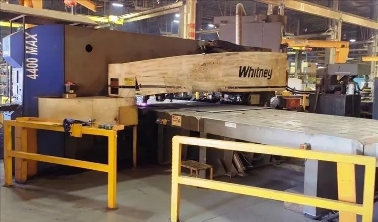 Used 2008 WHITNEY 4400 MAX Plasma Combo Punches Illinois US | BLUMBERG MACHINERY COMPANY #396672