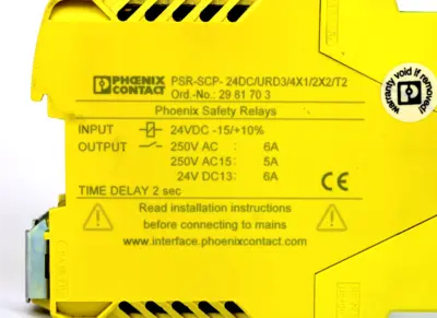USED PHOENIX CONTACT PSR-SCP-24DC/URD3/4X1/2X2/T2