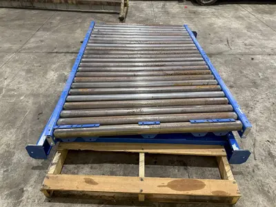 48" X 96" LEWCO ROLLER CONVEYOR: STOCK #23307