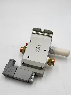 Used SMC SMC VP742R-5DD1-04NB-F 3 PORT POPPET TYPE VALVE, 3 PORT SOLENOID VALVE Solenoid Valves | ND Industrial Surplus #1216754