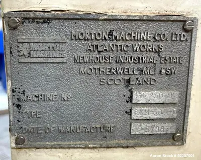 Used MORTON FKM600D Plow Mixers Illinois US | Aaron Equipment #85383