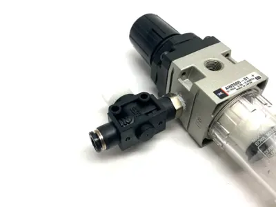 USED SMC MODULAR FILTER REGULATOR 0.05~0.85MPA SET PRESS