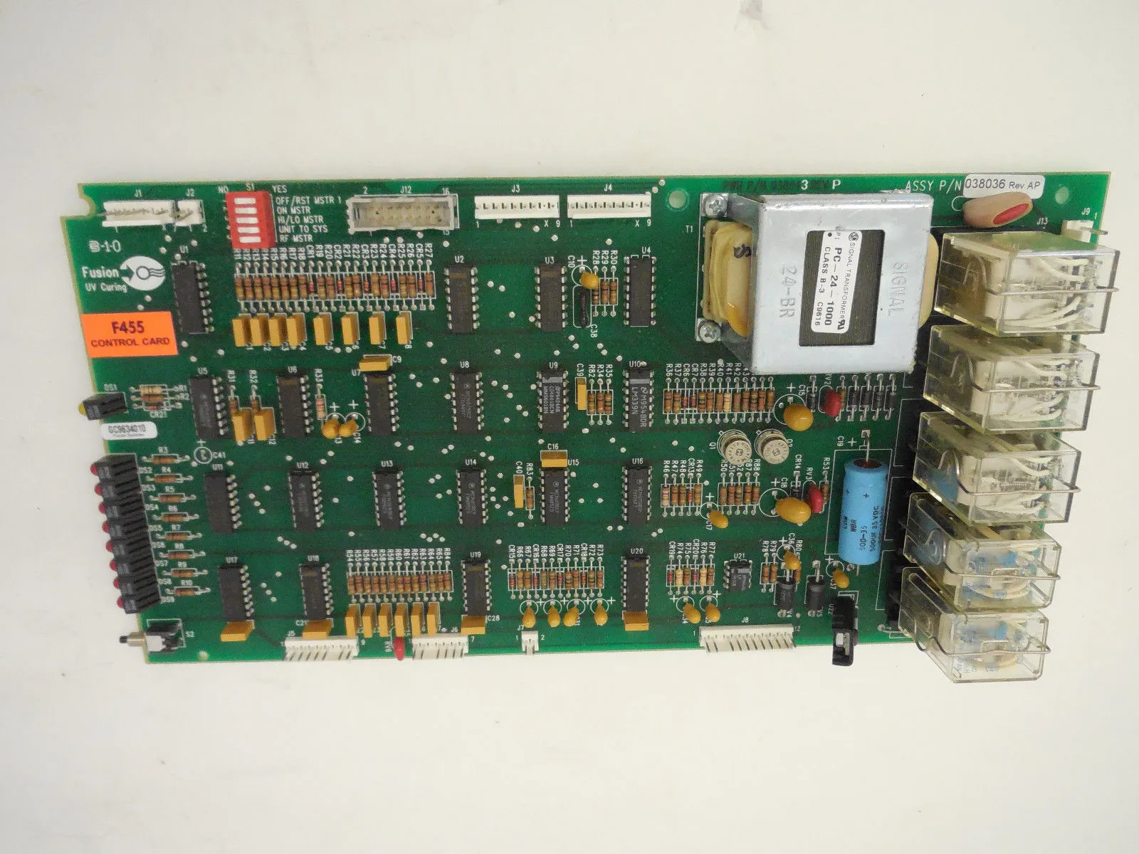 USED FUSION UV SYSTEMS 038036 CIRCUIT CARD REV. AP