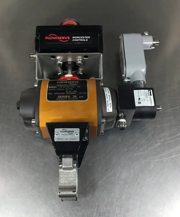 Used Flowserve Worcester Controls 10 39 SW 24D R6 Rotary Actuators South Carolina US | Palmetto Automation #1159746