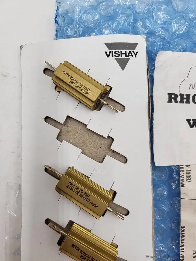 New | in-Stock VISHAY DALE VISHAY DALE RH0252K500FE02 WIREWOUND RESISTORS *NEW ORIGINAL PACKAGING** Misc Electrical & Power Parts | ND Industrial Surplus #1216826