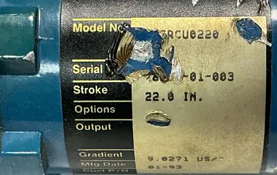 USED MTS TEMPOSONICS TTSRCU0220 DPM I008