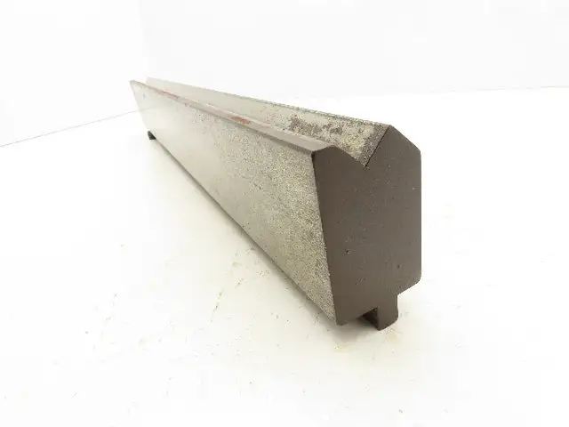 Press Brake Die 25" Long 90° Offset V 1/2" Tang 2" W 3-9/32" H 1x1/2" V