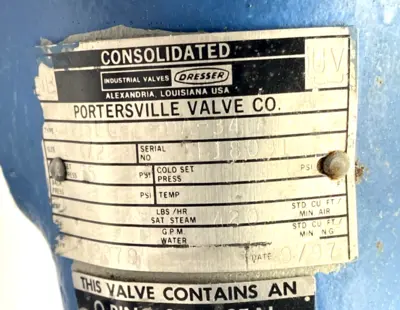 1905FC-1-DA-34 | Dresser Consolidated  Safety Relief Valve 1-1/2" - Used