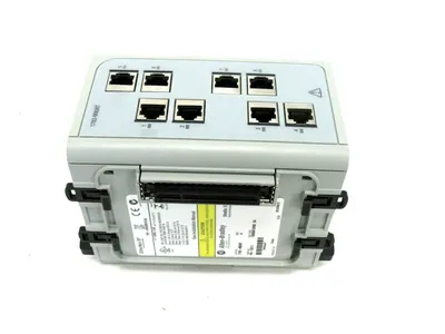 USED ALLEN BRADLEY 1783-MX08T STRATIX 8000 ETHERNET SWITCH SER.A 1783MX08T
