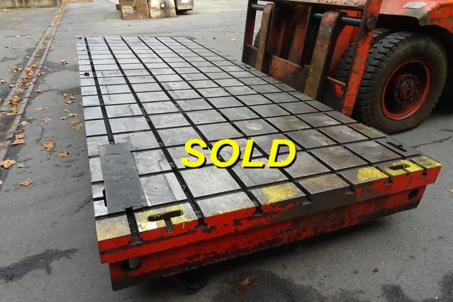 T-slot Table 4500 x 1750 mm