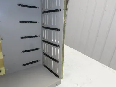 Glassman CAB-ESA-FX-01 High Voltage 5-Slot Card Rack PLC Chassis Cabinet