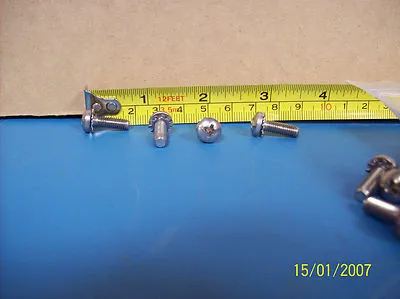 10/32 X 5/8 PHIL PAN EXT SEM SCREW 18-8 10F62XPES (QTY: 200 PCS.)