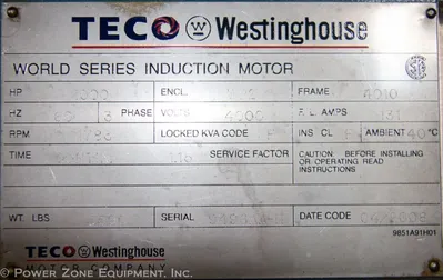 NEW TECO WESTINGHOUSE -