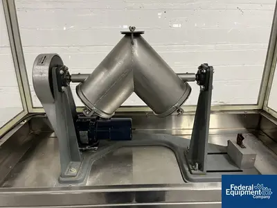 USED Patterson-Kelley 4 Quart P-K Twin Shell Blender, S/S