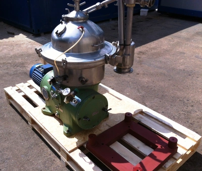 Westfalia SA 20-06-076 clarifier centrifuge, 316 SS.