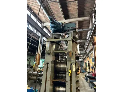 20" WIDE x 22" x 4-HI BLISS 100 HP POWERED ROLLING MILL: YOBRO #23828