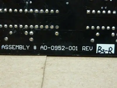 USED STATIC CONTROL SYSTEMS AD-0952-001