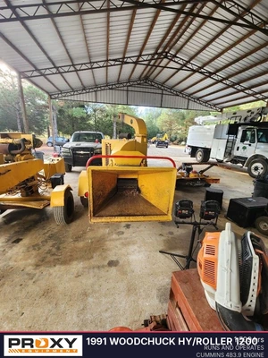 Used 1991 WOODCHUCK HY/ROLLER 1200 Brush Chippers Alabama US | Proxy Equipment #1384929