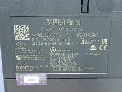 Used SEIMENS 6ES73177UL100AB0 PLC Processors Ohio US | HGR 24 #1187176