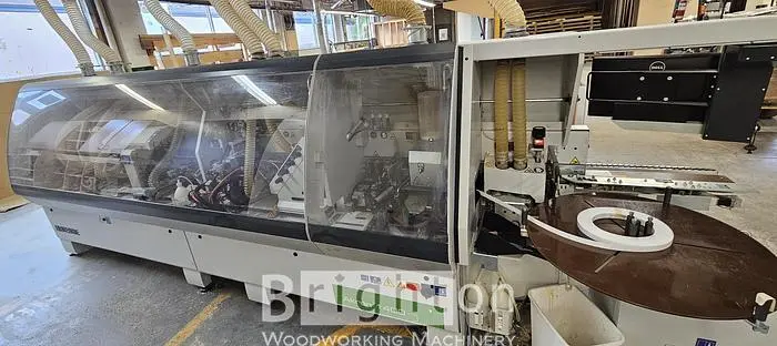 Used 2017 BIESSE AKRON 1440A USED EDGEBANDER WITH CORNER ROUNDING AND PREMILLING ++ Edge Banders | Brighton Woodworking Machinery #476983