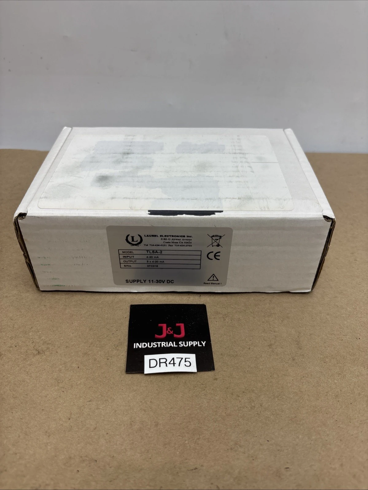 New In Box Laurel Electronics TLSA-2 Three-Way Loop Splitter, 11 to 30 V DC