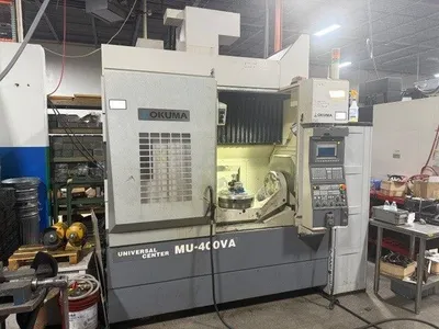 2004 OKUMA MU-400VA Vertical Machining Centers (5-Axis or More) | Tight Tolerance Machinery (1)
