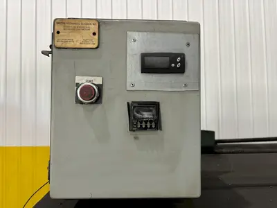 1998 DAYTON DUAL ZONE GAS POWERED PRE-HEAT DIE OVEN, WITH DIGITAL TEMP CONTROLLER: STOCK #20823