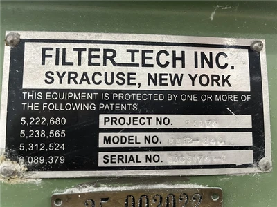 25" Wide FilterTech RGF Gravity Filter