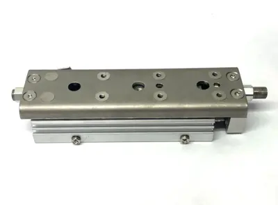 Used SMC High Precision Guided Cylinder 16mm Twin Bore, 75mm Stroke Pneumatic Cylinders Michigan US | Maverick Industrial Sales #1390626