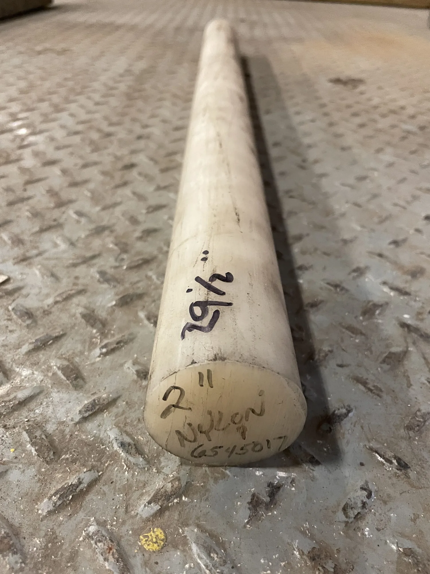 2” x 29.5” Nylon Round Bar/Rod Stock