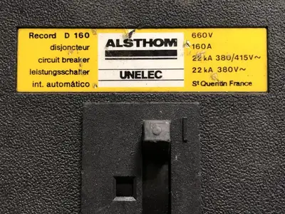 USED ALSTHOM UNELEC RECORD D 160
