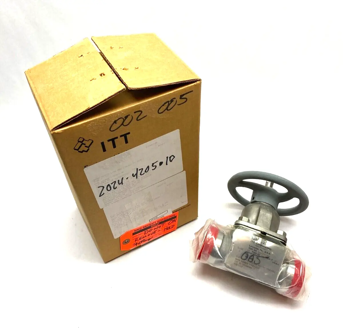 0430040494, Y150D42ZGO | ITT 0430040494 Dia-Flo Manual Diaphragm Valve 1-1/2" Y150D42ZGO - New Other