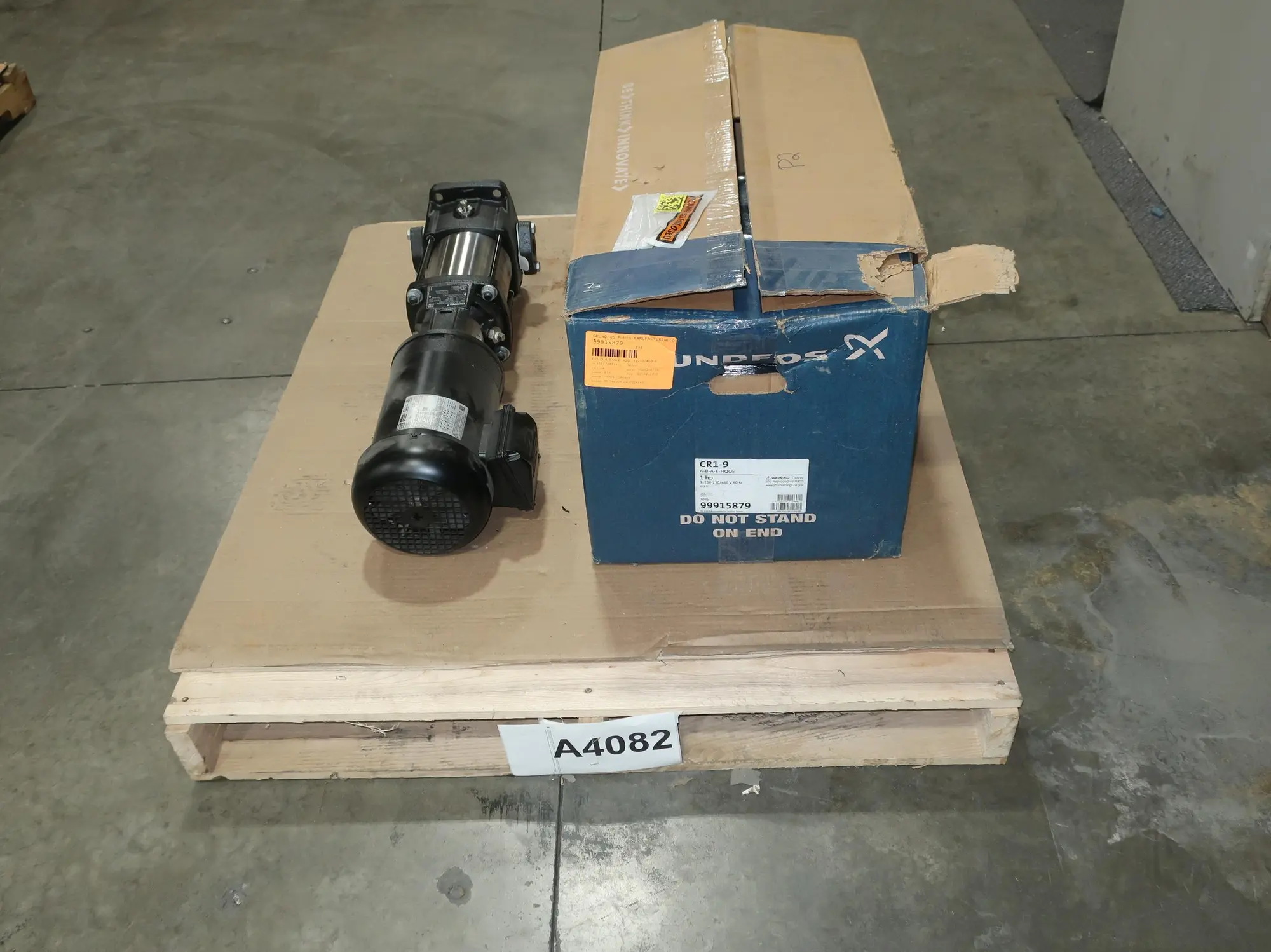 USED GRUNDFOS CR1-9-A-B-A-E-HQQE, CR1-10-A-B-A-E-HQQE