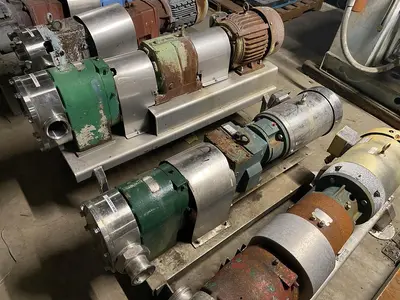 Used 2001 TRI-CLOVER PR125-3-TC1-4-ST-S Rotary Pumps North Carolina US | DH Griffin Used Equipment #1383764