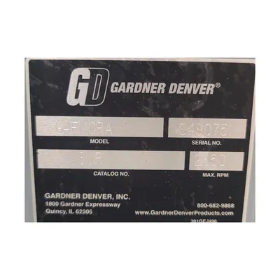 USED GARDNER DENVER, INC. GAFMCRA