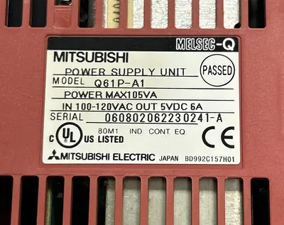 Used MITSUBISHI Q61P-A1 Miscellaneous Equipment (Electrical & Power) | Surplus Asset Holdings #1203496