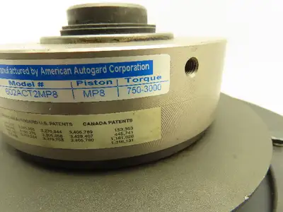 Airjustor 602ACT2MP8 Torque Limiter Clutch Brake MP8 Piston 35mm Bore