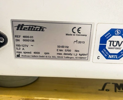 USED HETTICH ROTOFIX 46