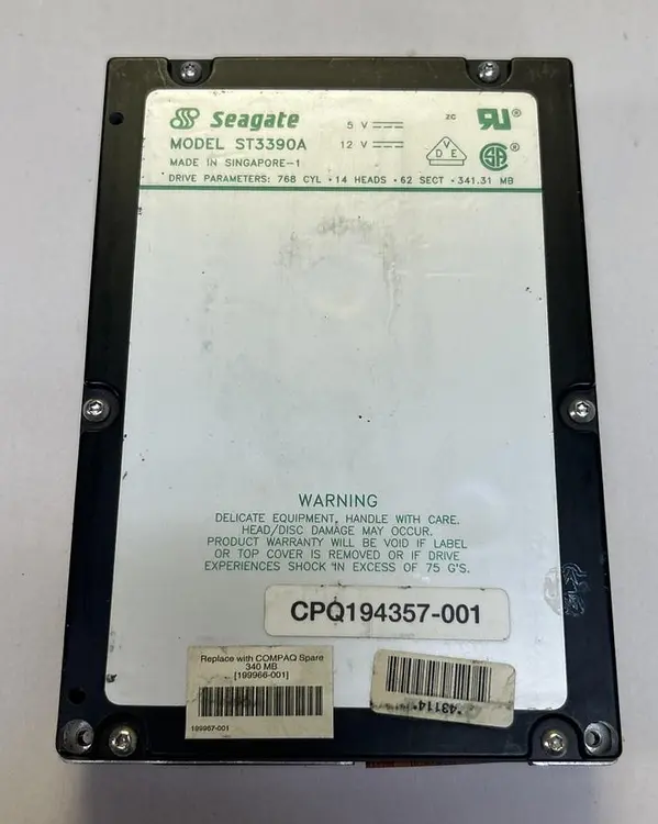 Used SEAGATE ST3390A Computer Accessories Ohio US | Surplus Asset Holdings #1225696