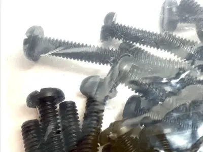 Nylon 1/4"-20 x 2" | Slotted Pan Head Machine Screws PKG OF 100 - New