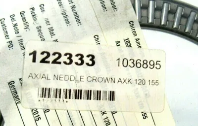 NEW INA AXK-120-155 NEEDLE THRUST BEARING AXK120155