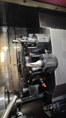 GILDEMEISTER Twin Spindle Twin Turret CNC Sliding Head Lathe, in very good used condition